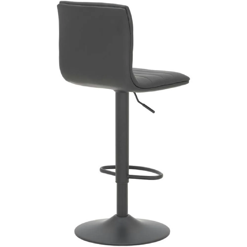 netfurniture Alsom Matt Black Bar Stool Black 4