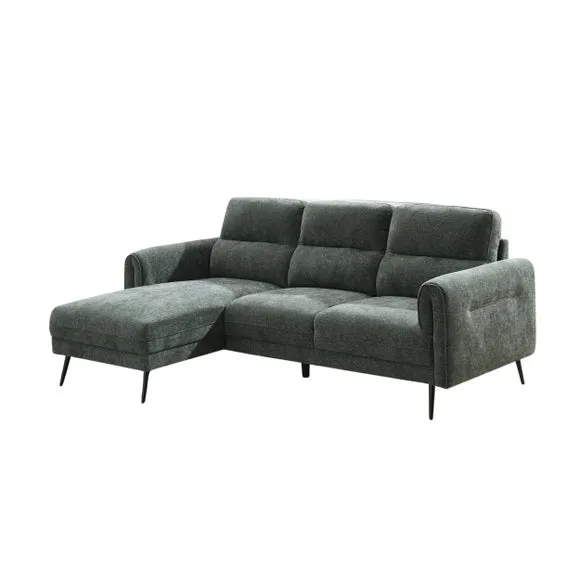 Kelso 3 Seater Chenille Corner Chaise Sofa 2