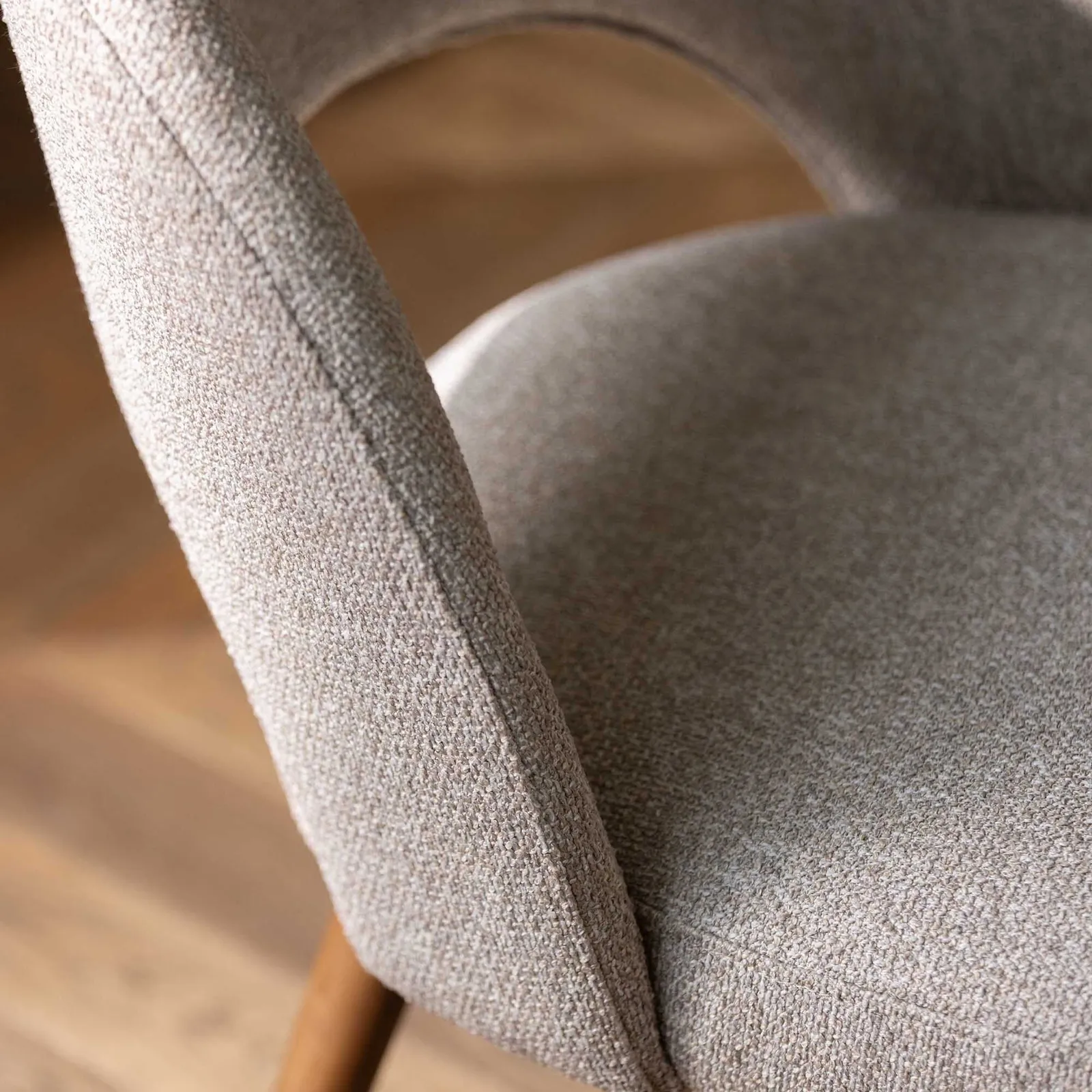 Pure Furniture Beck Dining Chair, Neutral Fabric | Barker & Stonehouse 6