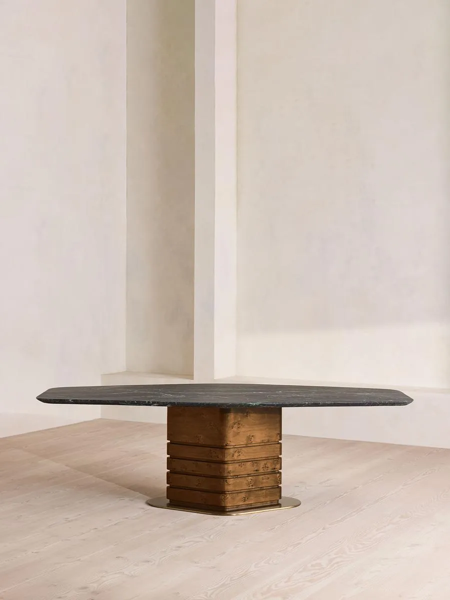 Navarro Dining Table, Napoli Green