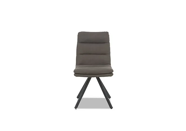 Njord Fabric Swivel Dining Chair - Anthracite