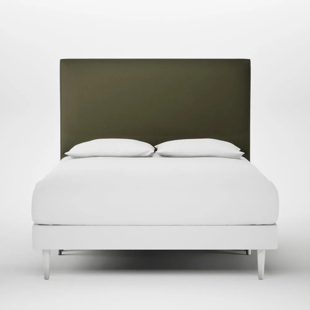 Heal's Newman Headboard Lift Storage King Smart Cotton Linen Myrtle 1