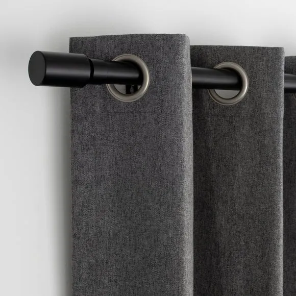 Barrel Extendable Metal Eyelet Curtain Pole 5