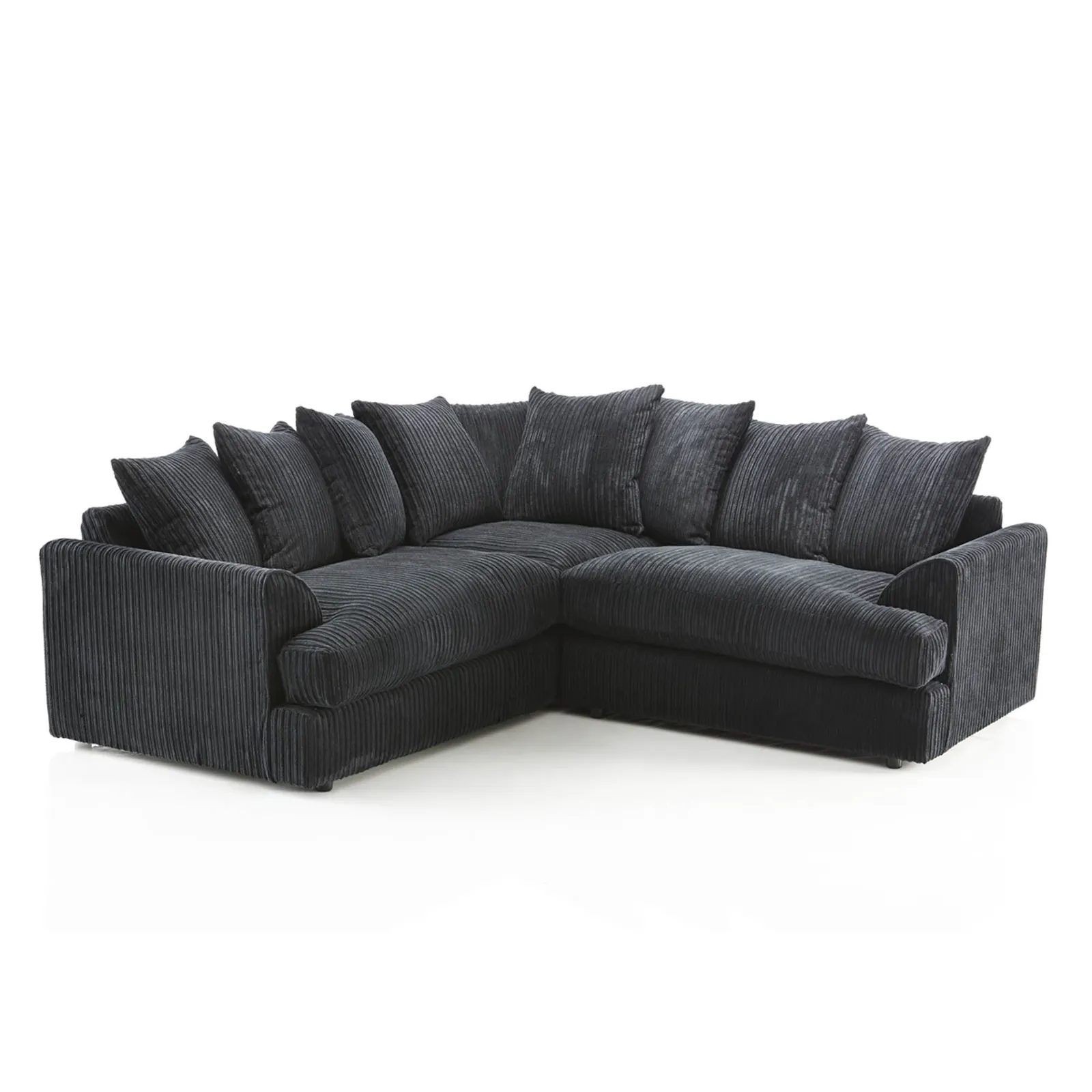 Jasper Large Corner Sofa Black
