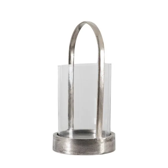 Cedar & Sage Linton Antique Nickel Hurricane Candle Holder 4