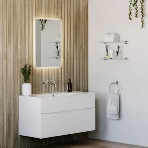 Sensio Valora Rectangular Cool White LED Bathroom Mirror - 700 x 500mm 2
