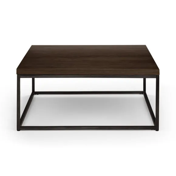 Brooklyn Square Coffee Table, Dark Oak 2