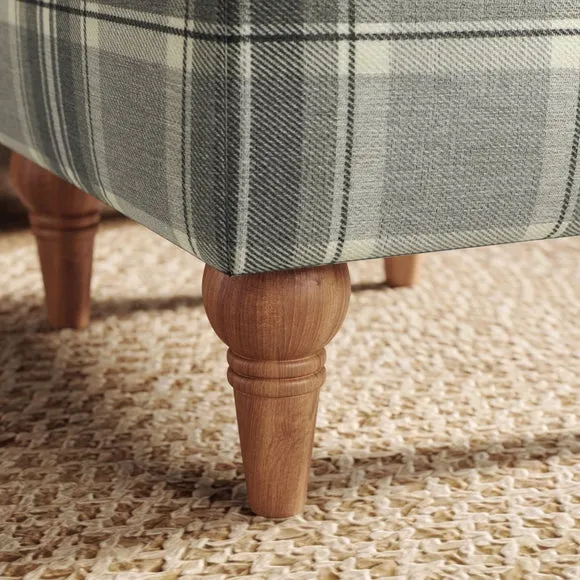 Charnwood Checked Storage Footstool 5