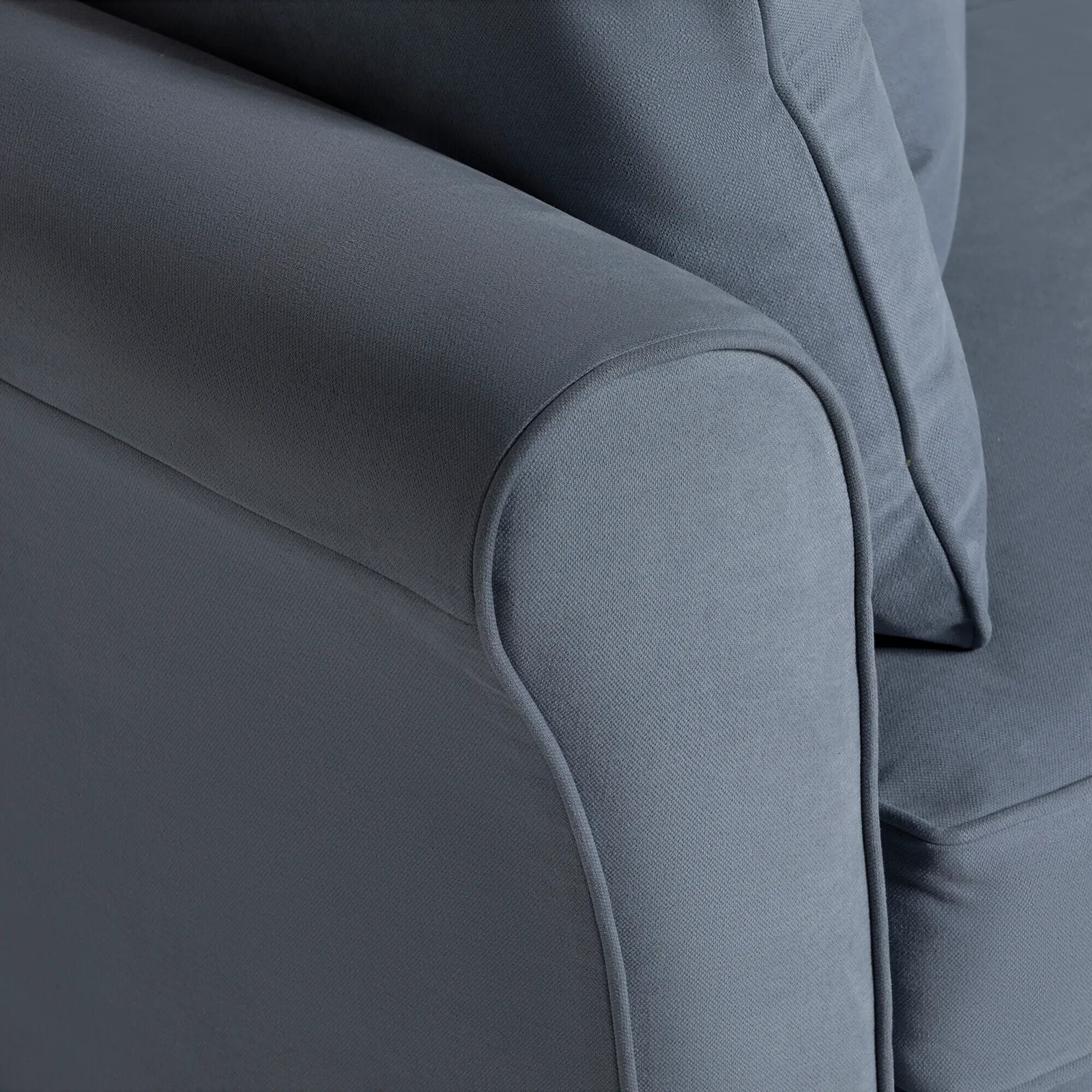 Berkeley Snuggler Armchair, Blue Fabric | Barker & Stonehouse 5