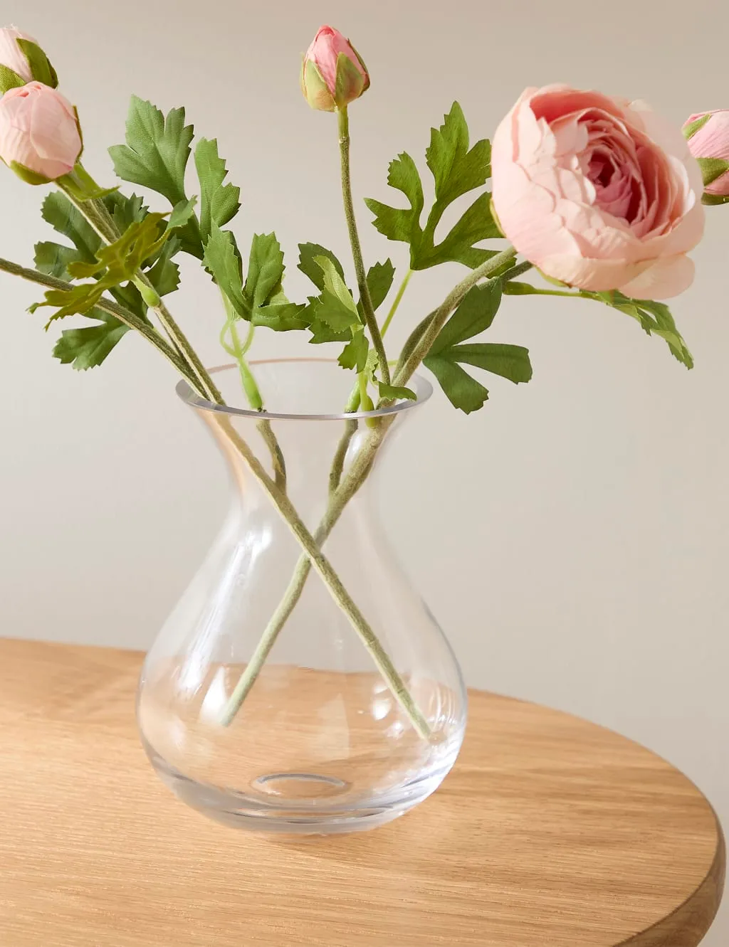 M&S Small Bouquet Vase Clear