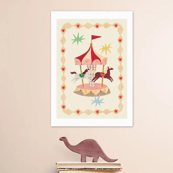 East End Prints The Magic Carousel Print 1