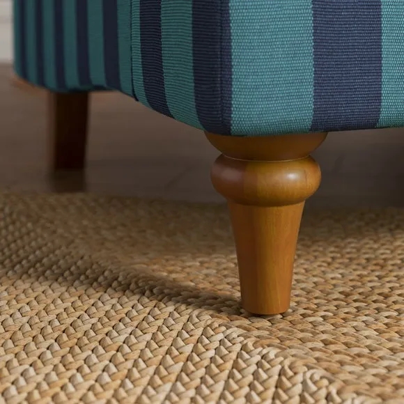 Beatrice II Woven Stripe Snuggle Chair 5