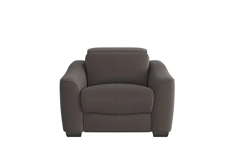 Xavier Fabric Armchair - Dark Grey