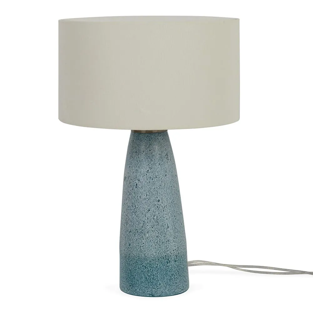 Heal's Ryde Glass Table Lamp Blue 2