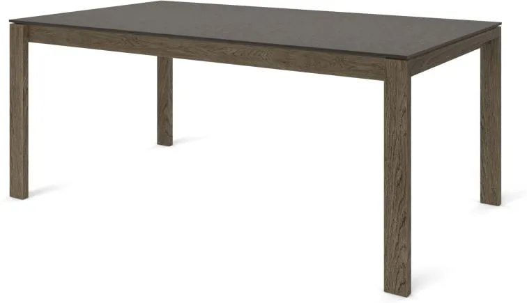 Custom MADE Corinna 8 Seat Dining Table, Concrete and Smoked Oak