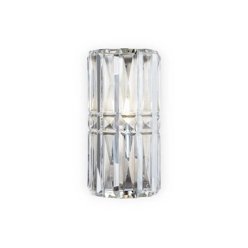 Netlighting Maytoni Facet Classic Wall Lamp Chrome E14 in Grey 3