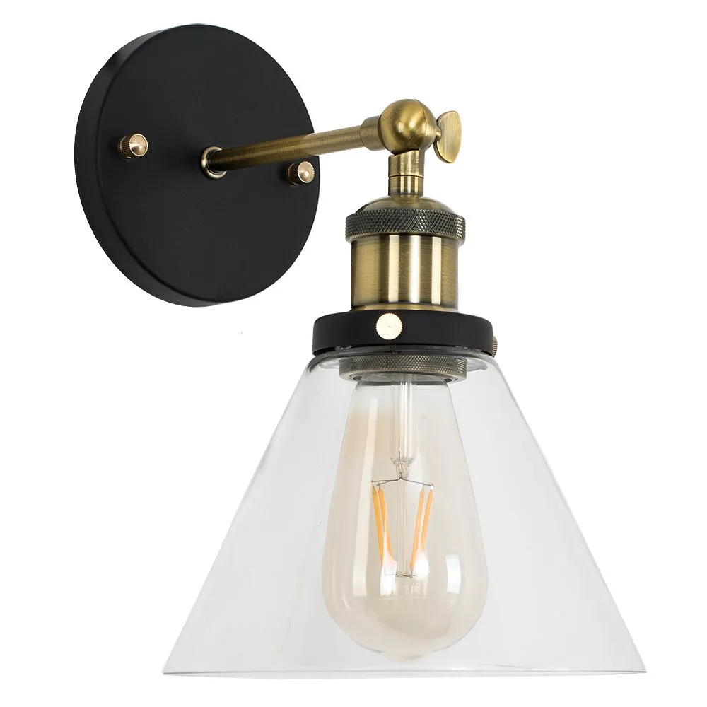 ValueLights Norton Black Indoor Wall Lantern 2