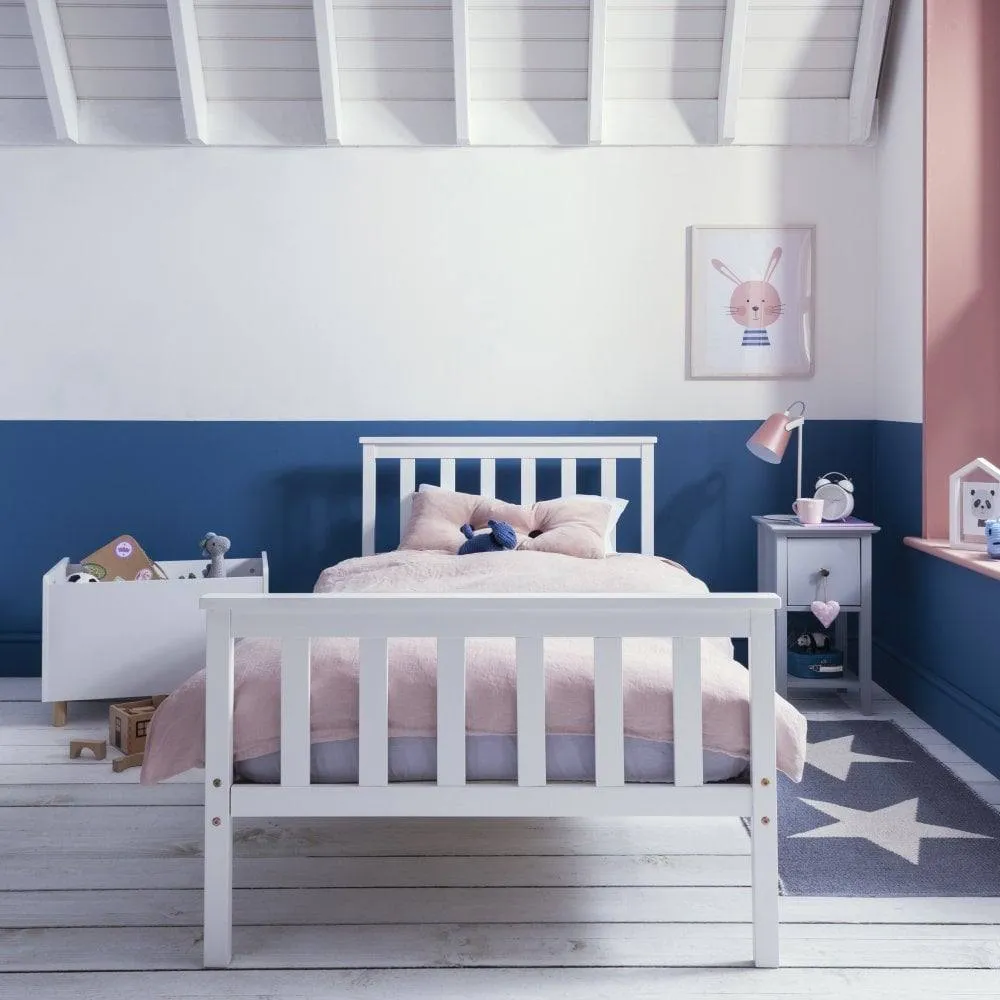Nöa and Nani Dorset Single Bed with Pull Out Spacesaver Trundle in White 4