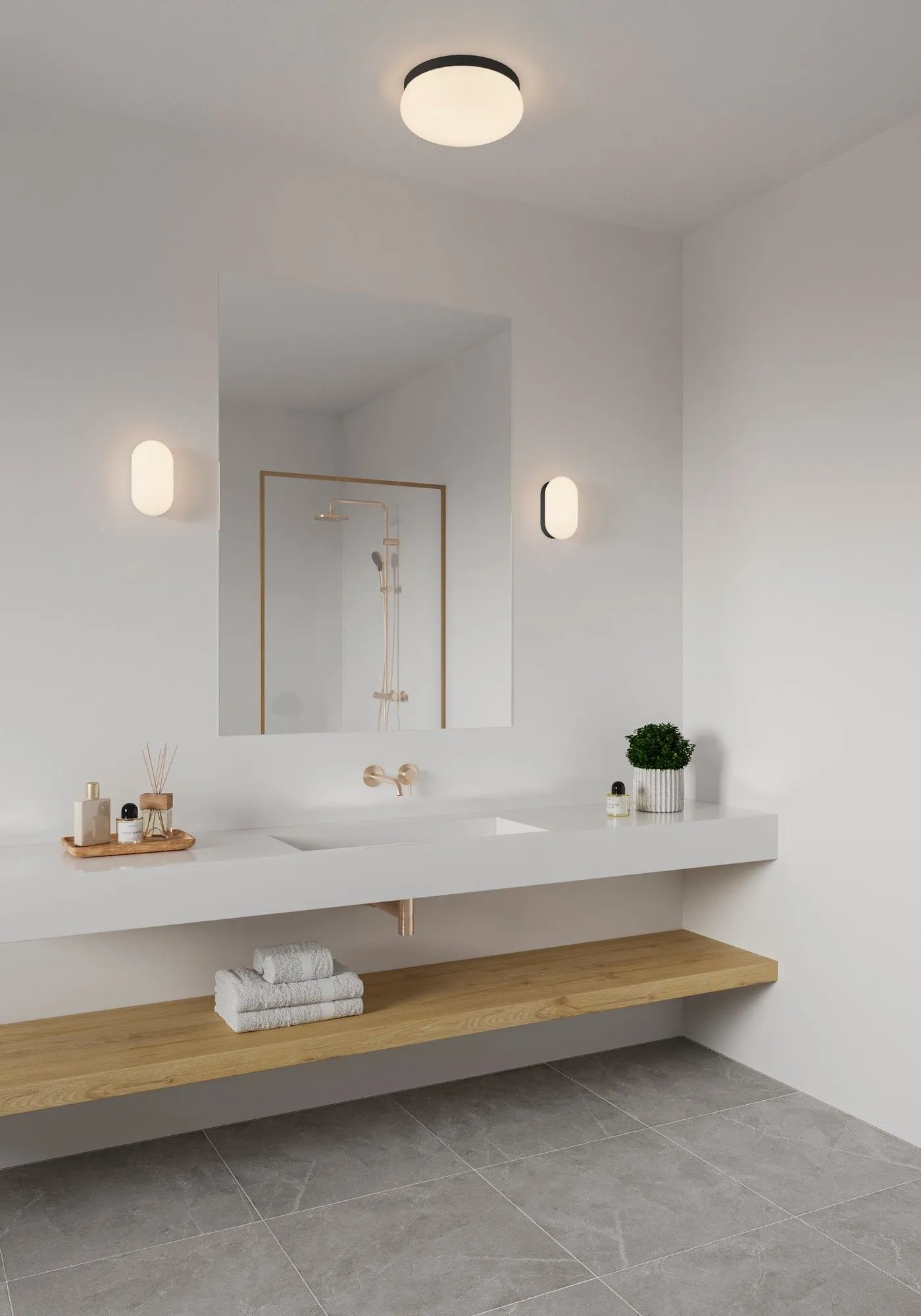 Nordlux Foam Wall Light Black Plastic Bathroom E27 IP44 Mains 3