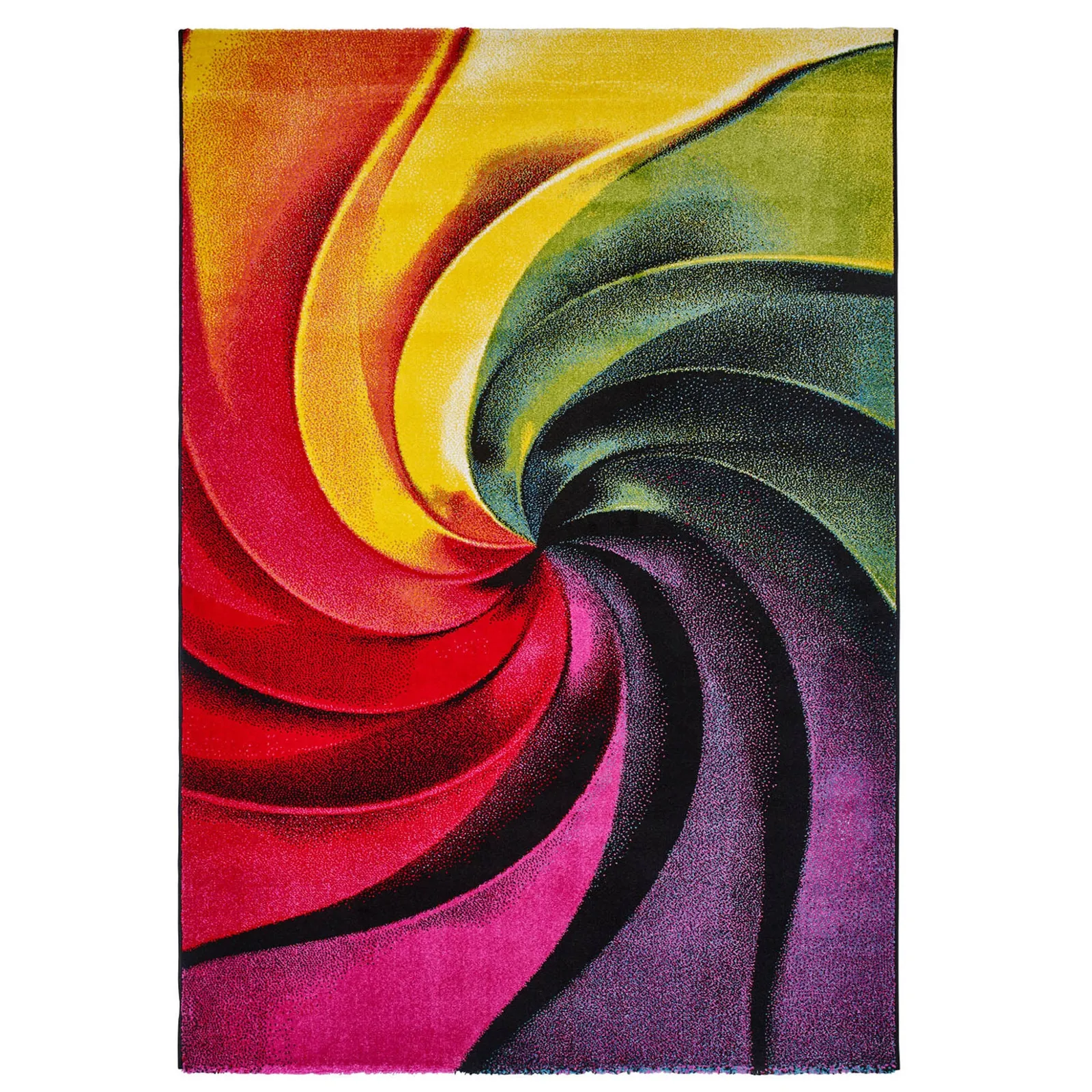 Sunrise Y498A Rug Green, Purple, Red and Yellow