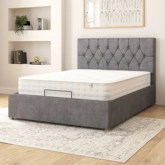 Olivier Plush Velvet Adjustable Bed 2