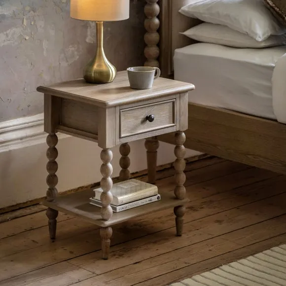 Cedar & Sage Boden 1 Drawer Bedside Table