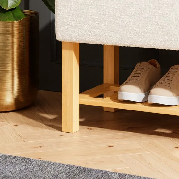 Upholstered Hallway Storage Bench 6