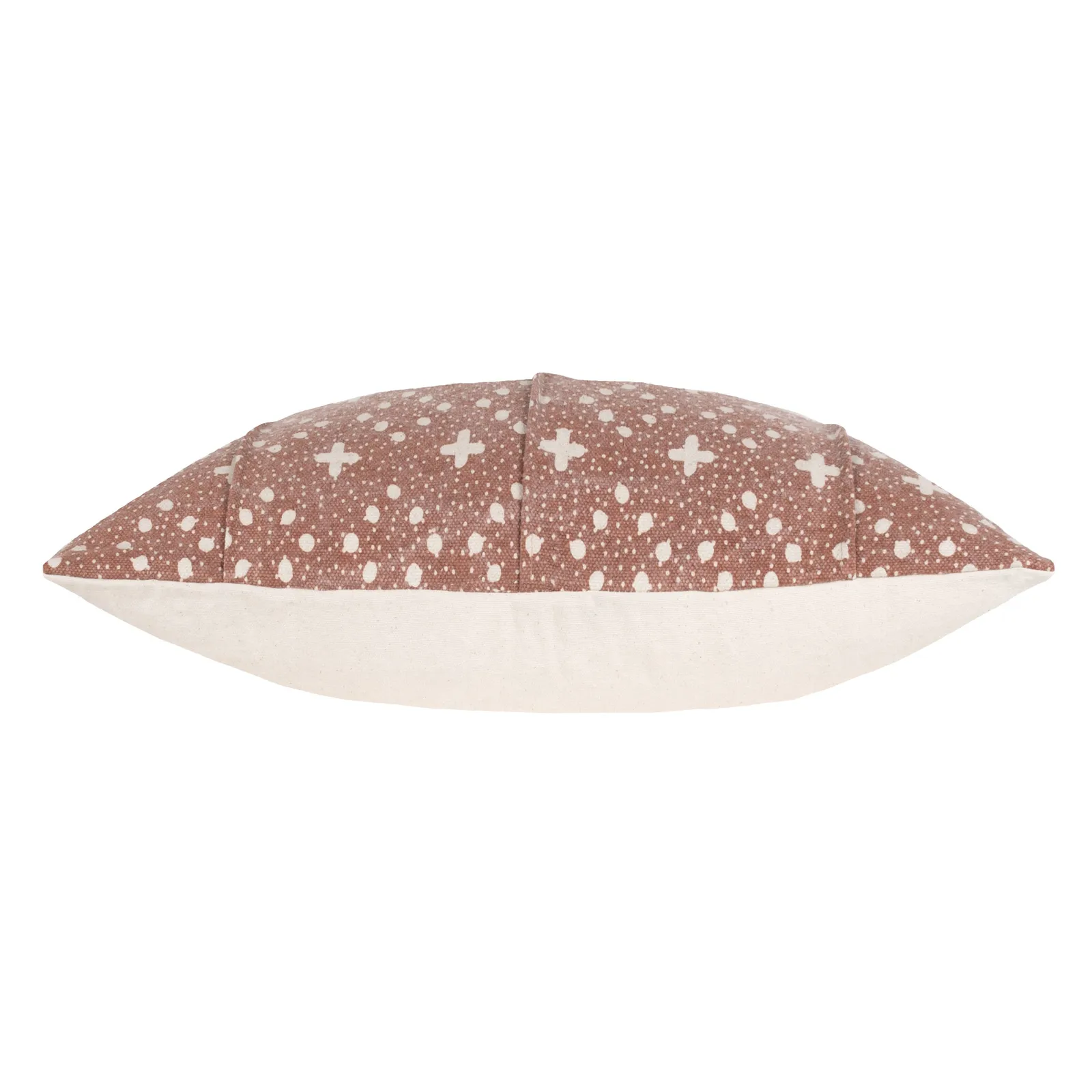 Yard Helm 100% Cotton Woven Cushion in Brown 4