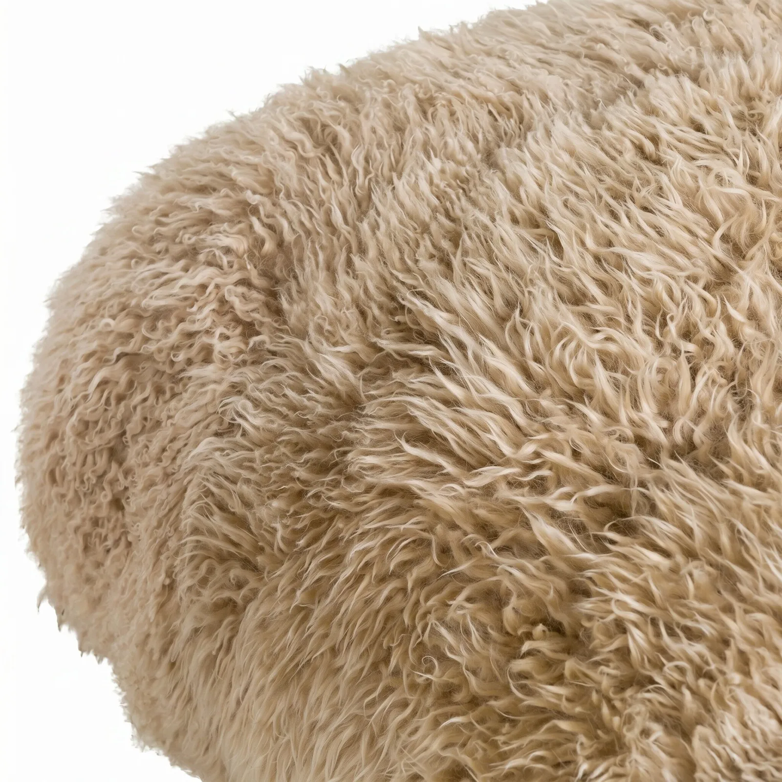 Tetrad Nappa Rectangular Stool Mahogany Ft, Neutral Fabric | Barker & Stonehouse 6