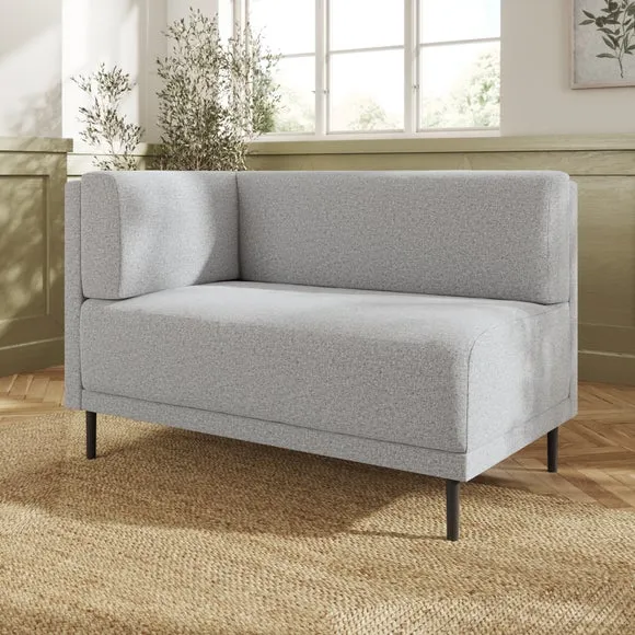 Mae Corner Dining Bench, Textured Weave 2