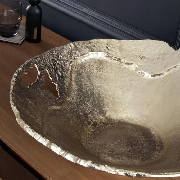 Cast Metal Decorative Bowl 3