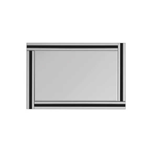 Westbury Abstract Rectangle Full Length Wall Mirror 4