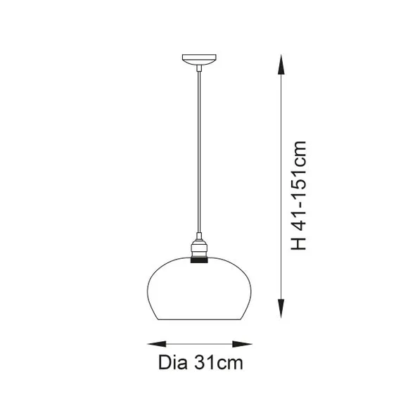 Vogue Sturt Adjustable Pendant Light 6