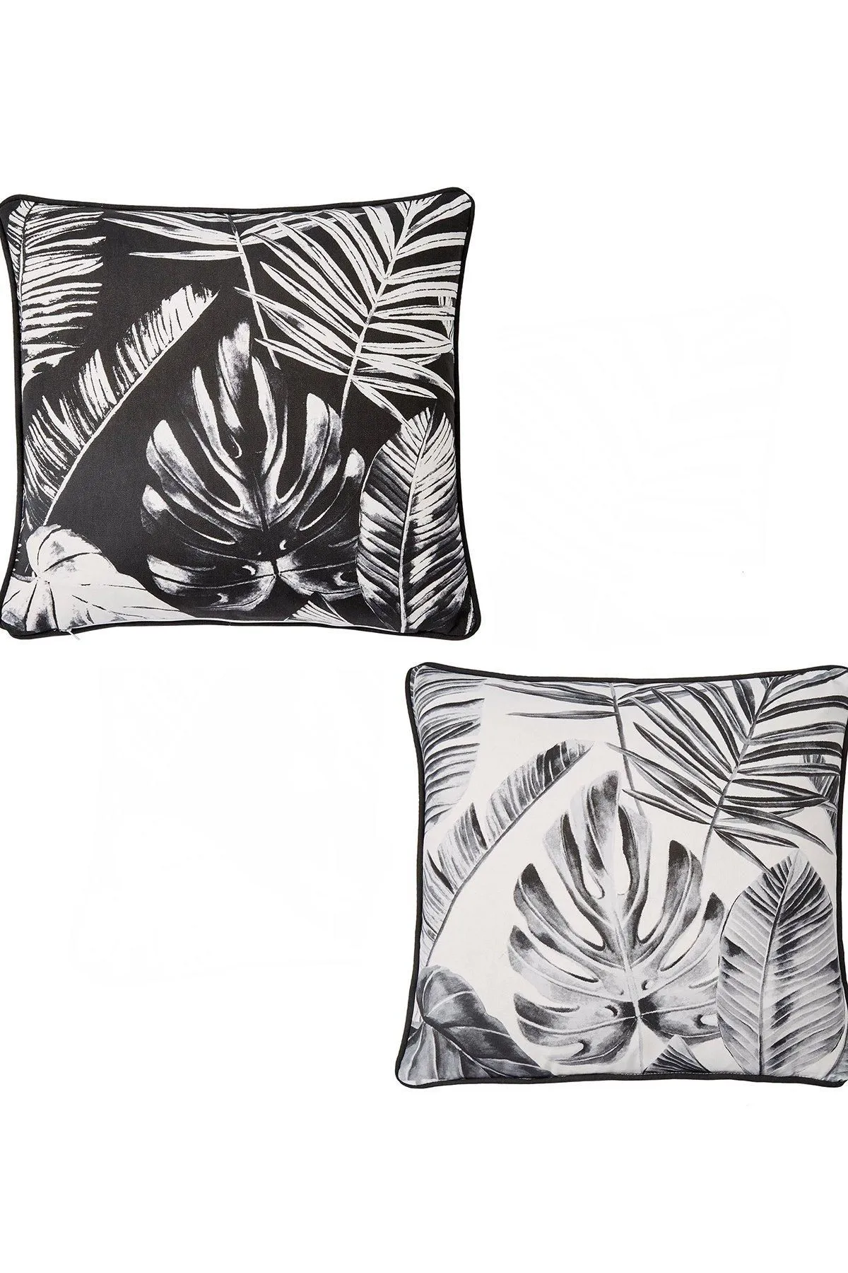 Dreams & Drapes 'Tahiti' Outdoor Water & UV Resistant Garden Filled Bench Cushion in Silver 4