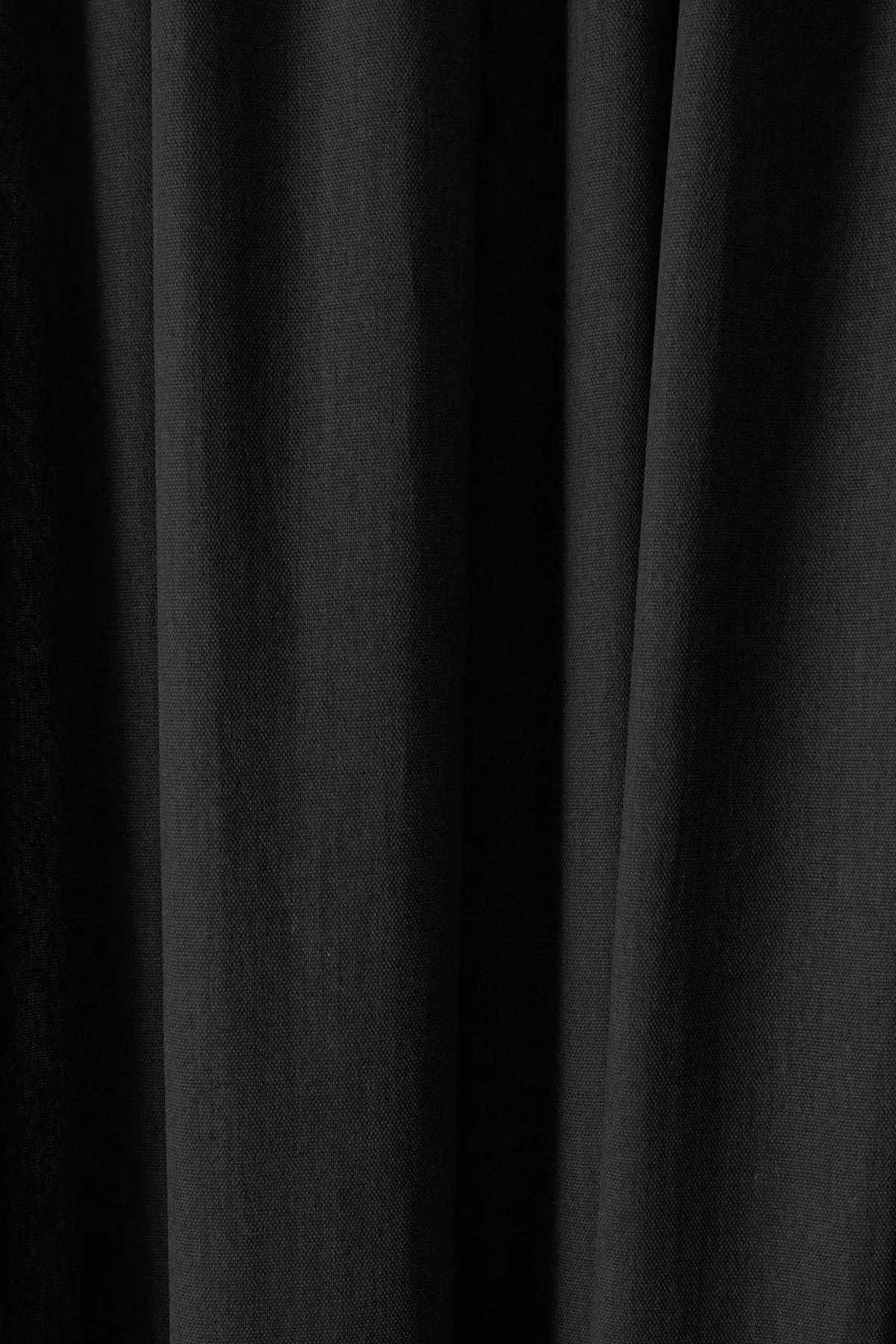Fusion 'Dijon' Thermal & Blackout Fully Lined Pencil Pleat Curtains in Black 4