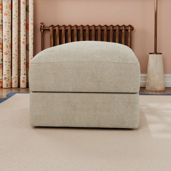 Hattie Tonal Plush Chenille Storage Footstool 3