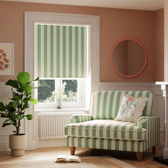 Beatrice Stripe Blackout Roller Blind 1