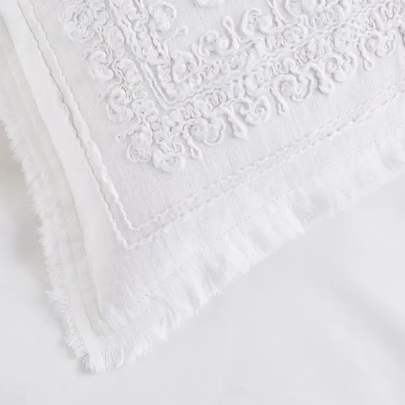 Dorma Purity Burley Embroidered Cushion 2