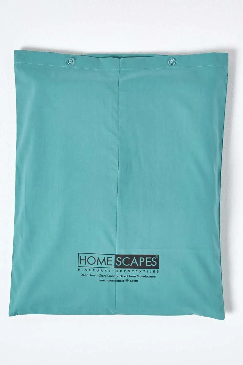 Homescapes Egyptian Cotton Deep Fitted Sheet 18 inch 200 Thread Count in Teal 5