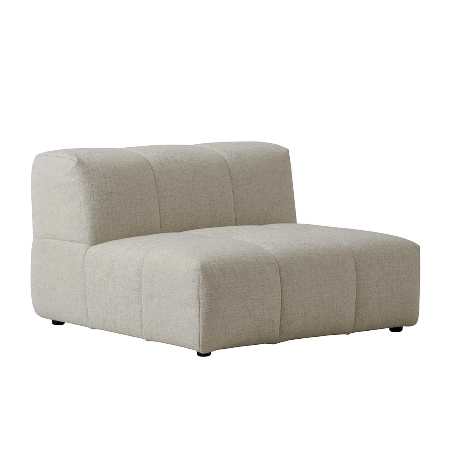 Plensa Section 1 Seater Modular Sofa, Neutral Fabric | Barker & Stonehouse 2