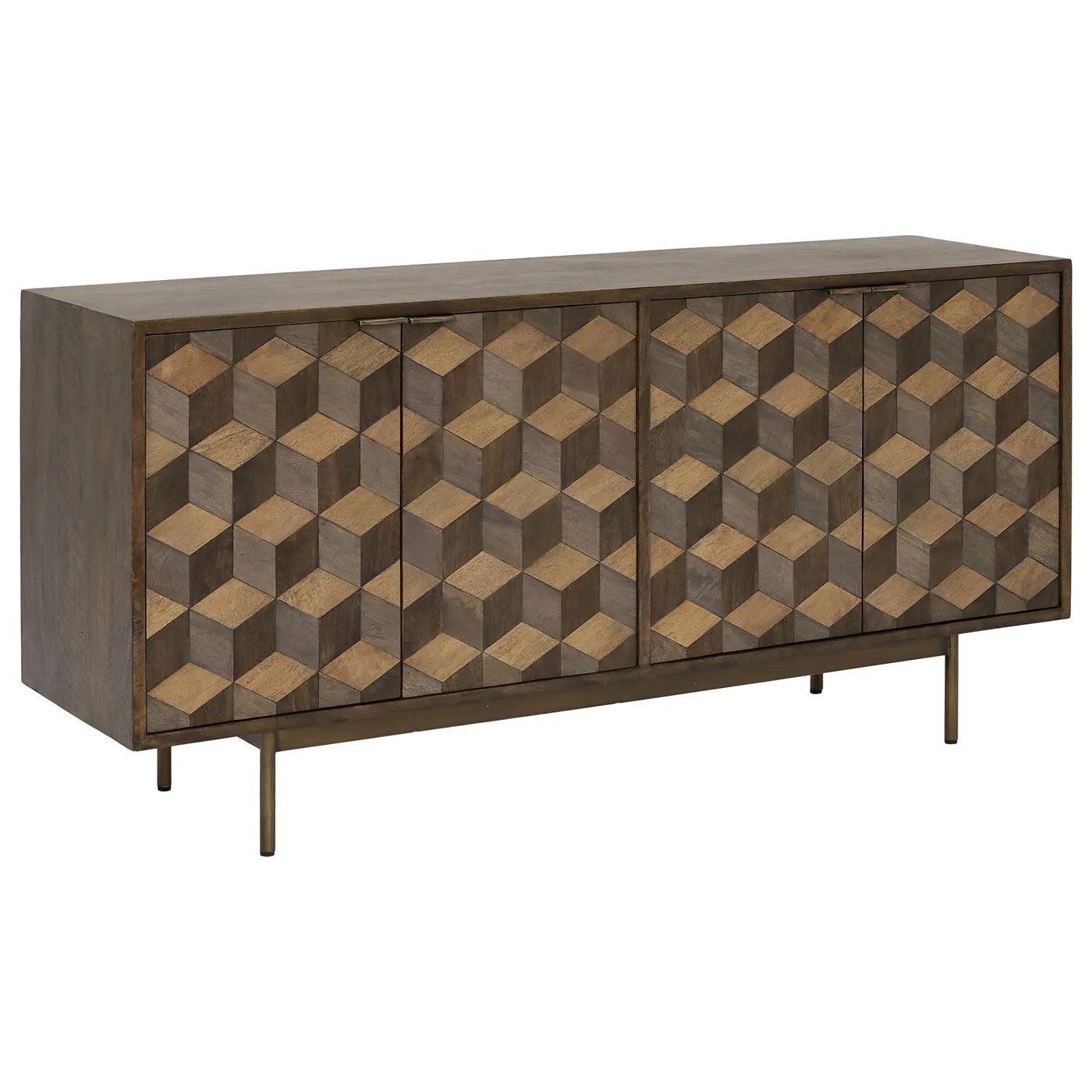 Facet 4 Door Sideboard