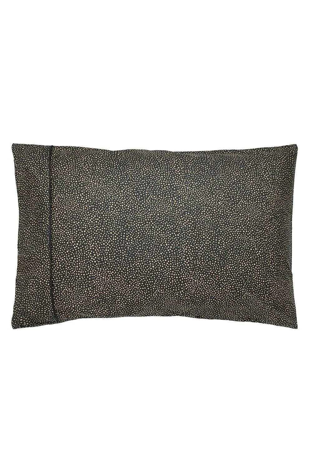 Morris & Co 'Morris Seaweed' Cotton Standard Pillowcase Pair in Black