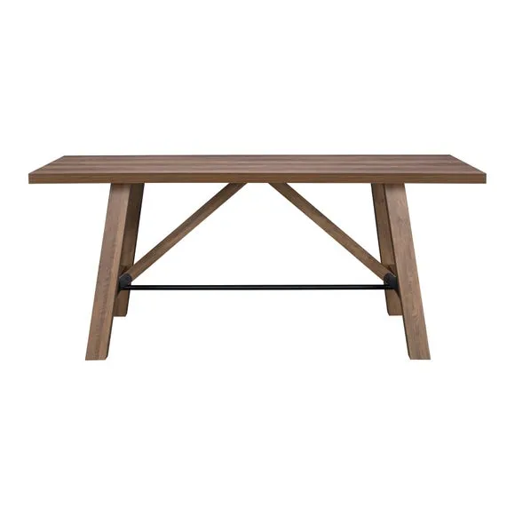 Fulton Trestle 6 Seater Rectangular Dining Table 4