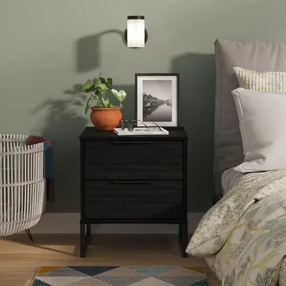 Tuxford 2 Drawer Bedside Table 1