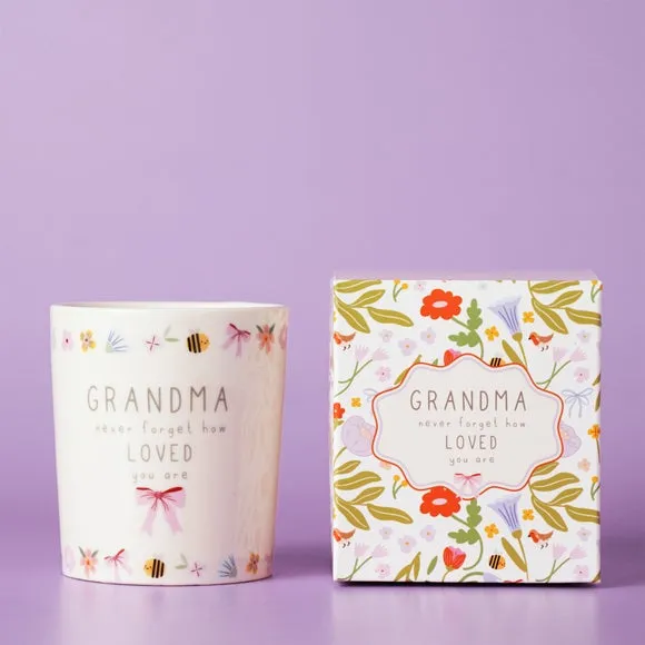 Love Life Grandma Lychee & Raspberry Ceramic Candle