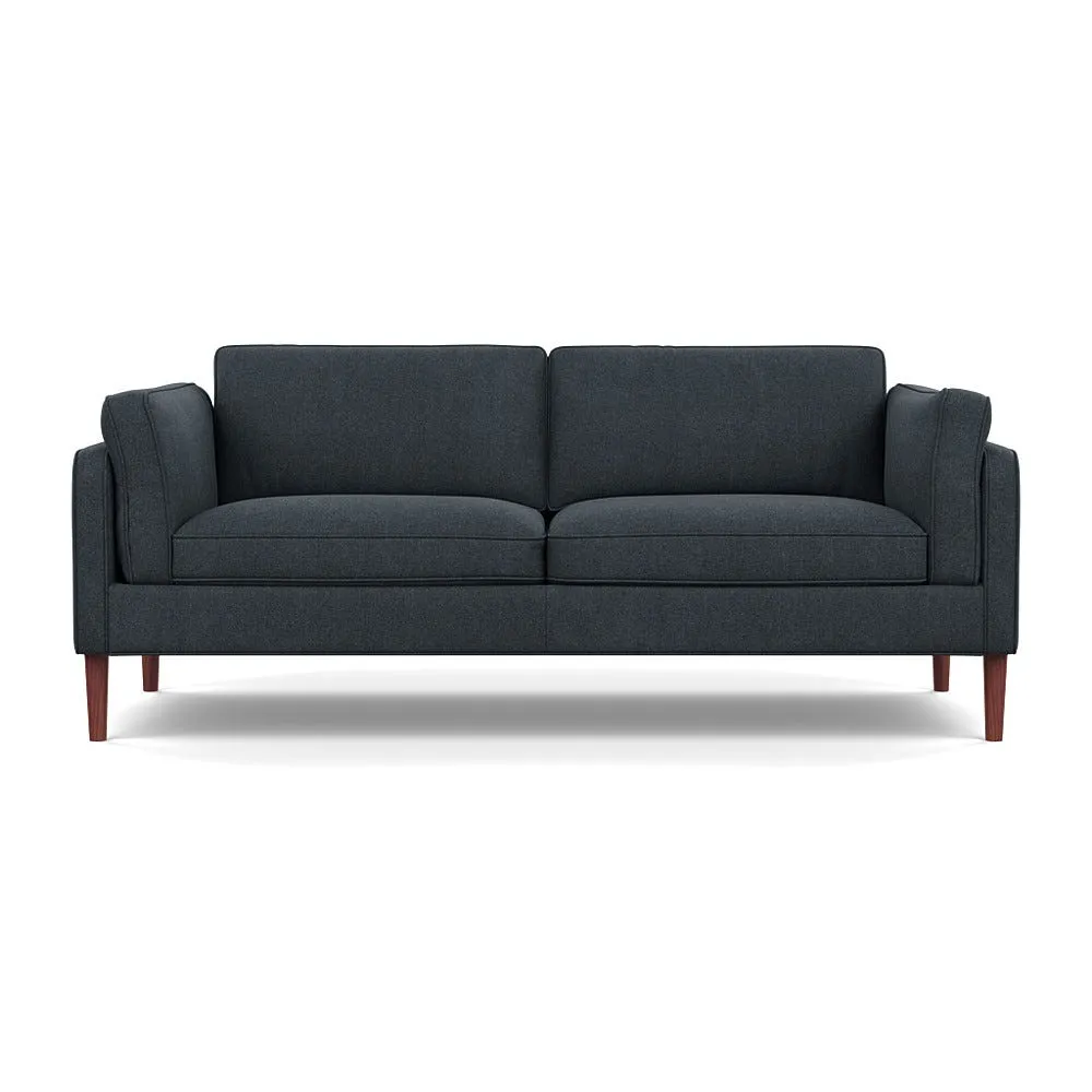 Heal's Sonno 3 Seater St Moritz Wool Grey Walnut Feet 1