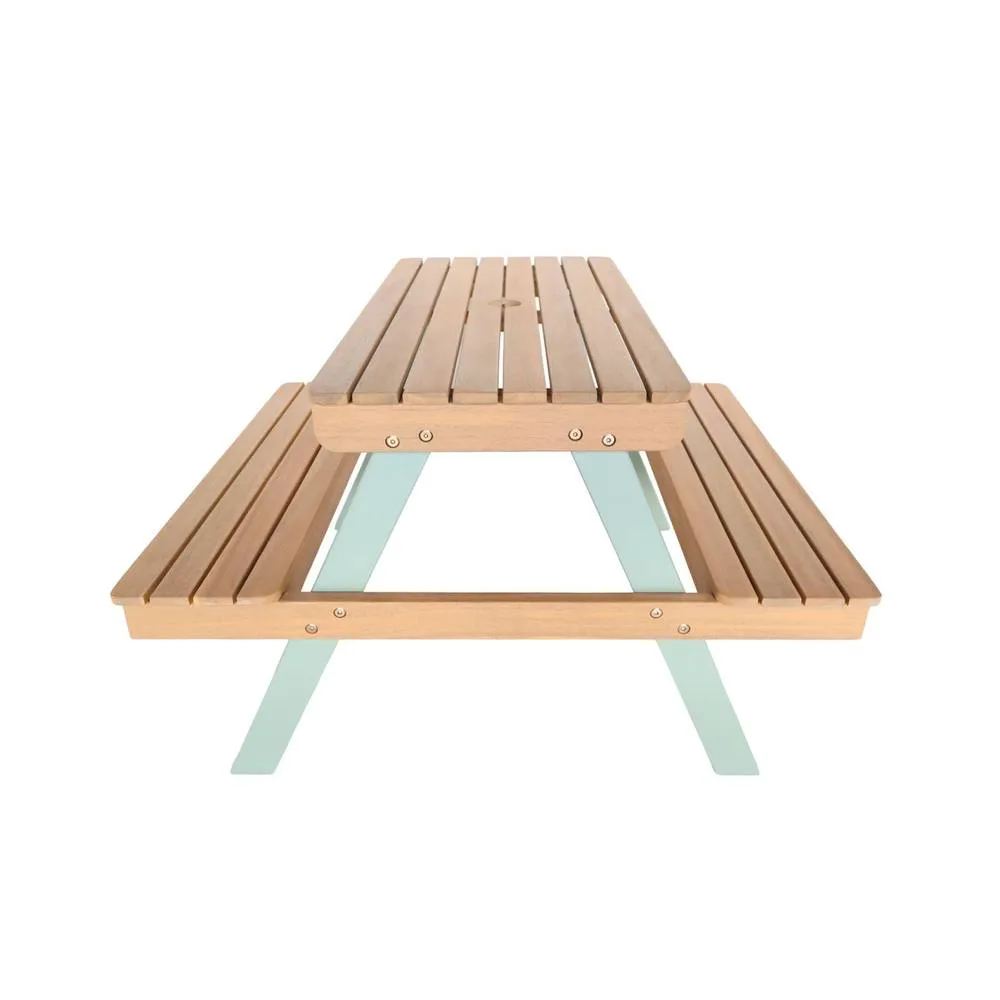 sweeek 2-seater wooden picnic table for children in Grey 6