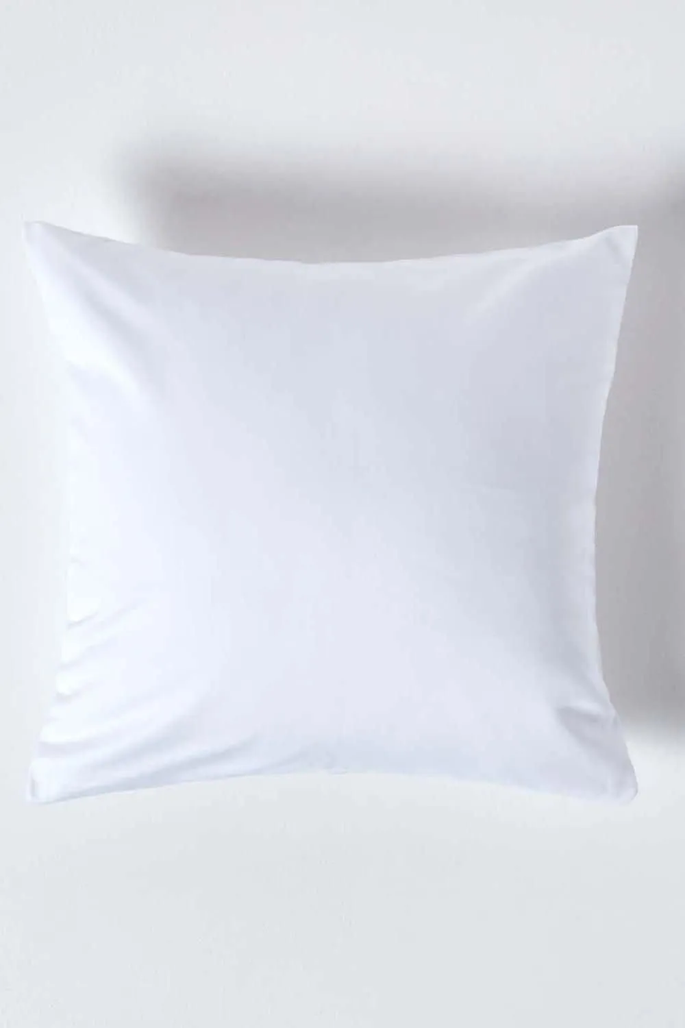Homescapes Continental Egyptian Cotton Pillowcase 1000 TC, 40 x 40 cm in White 1