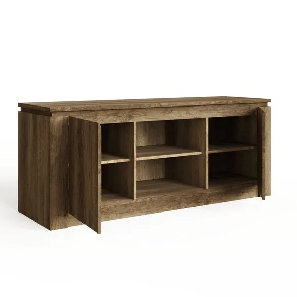Canyon TV Unit, Oak for TVs up to 65" 4