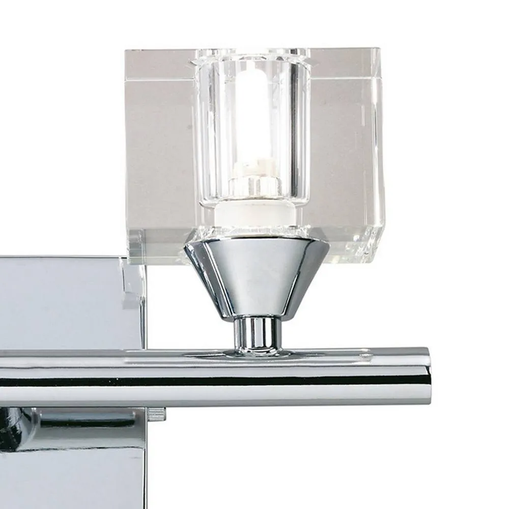 Netlighting Cuadrax Wall Lamp 2 Light G9 Polished Chrome in Silver 4